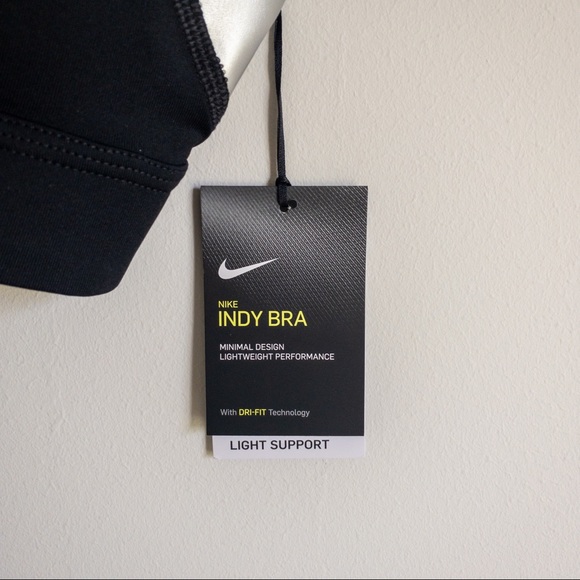 Nike Indy Light-Support Padded Metallic Sports Bra - Picture 4 of 10